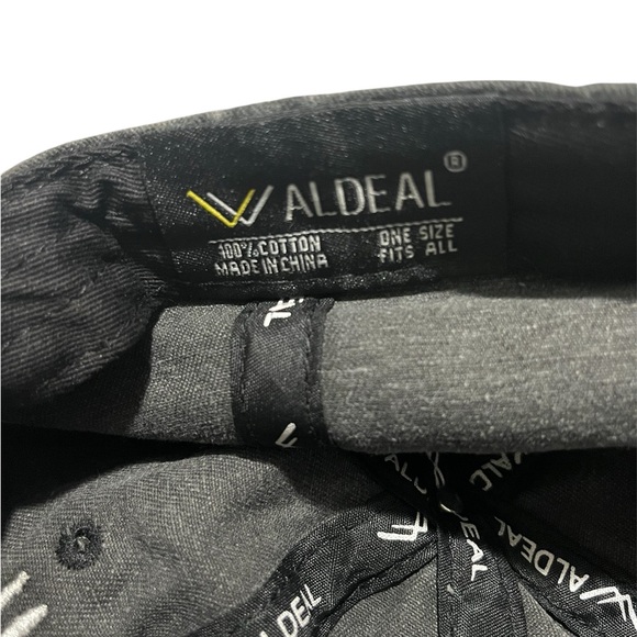 Women's Pickleball Hair Don't Care Embroidered Cap - Charcoal Gray - Picture 6 of 7